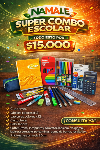 Combo escolar