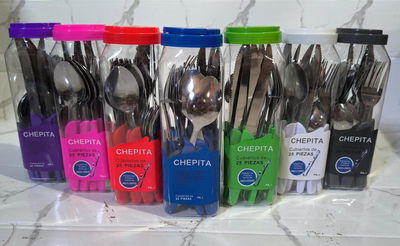 Juego cubiertos 25 piezas