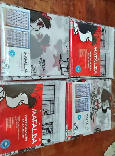 Cortina de baño de Mafalda