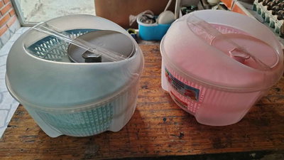 Escurridor de vegetales centrifugador plástico