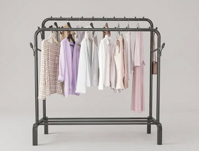 Perchero doble metalico