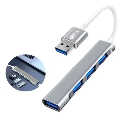 Adaptador Usb Hub 4 Puertos Con Extensión Usb 3.0