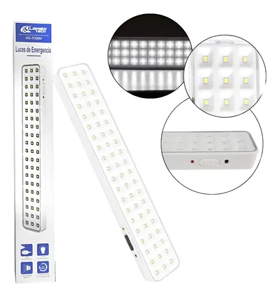 Luz de emergencia 60leds