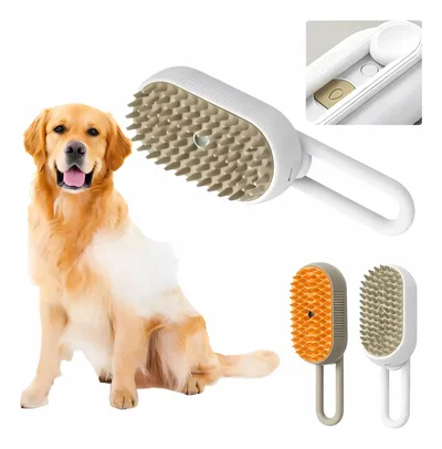 Cepillo vaporizador de mascotas