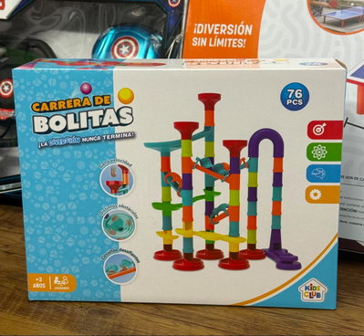 Carrera de bolitas 76pcs