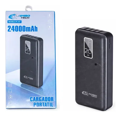 Cargador portátil 4 en 1 24.000mAh