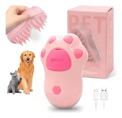 Cepillo vaporizador de mascotas