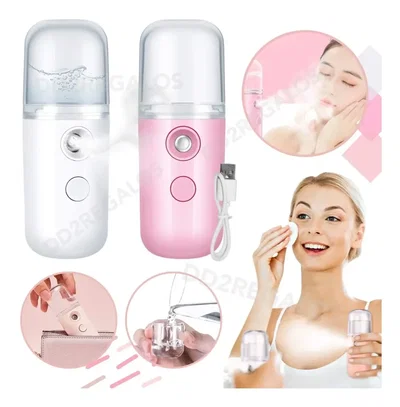 Humidificador facial recargable