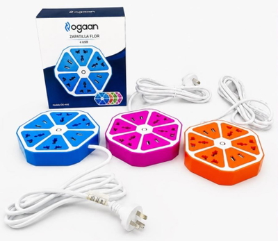 Zapatilla alargue con USB