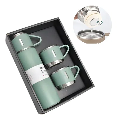 Kit termo 500ml con tazas