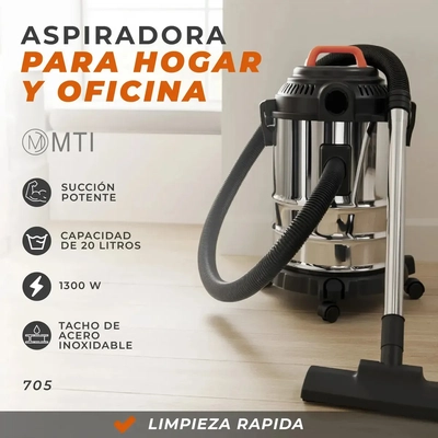 Aspiradora industrial 25 litros