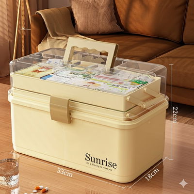 Organizador Multifunción XL 2 Niveles - Botiquín, Arte, Pesca Y Hogar