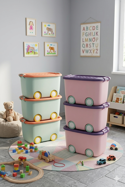 Caja Organizadora con Ruedas KIT X3