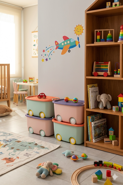 Caja Organizadora con Ruedas KIT X2