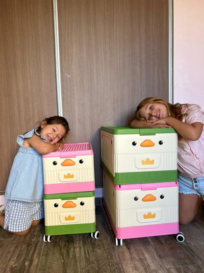  Caja Tamaño L de Almacenamiento  de Juguetes Movil 