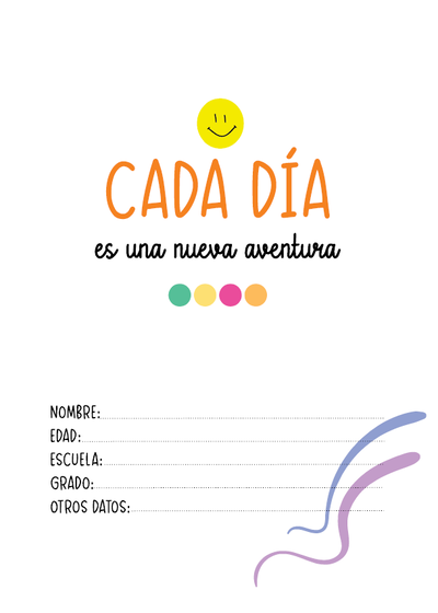 AGENDA ESTUDIANTIL ESCOLAR perpetua- MOD 002- COLOR