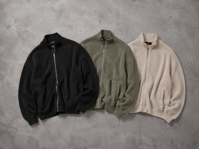 Campera Chenille Zip Knit Premium