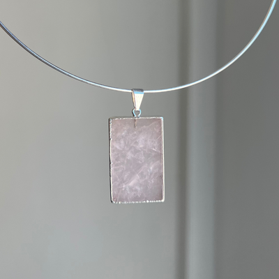 Cuarzo rosa con baño