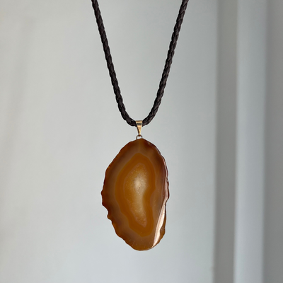 Chapa común ágata marrón