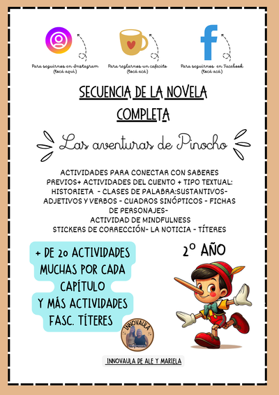 Cuento: Pinocho de 2º año