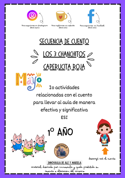 Cuentos: Los 3 chanchitos y Caperucita Roja