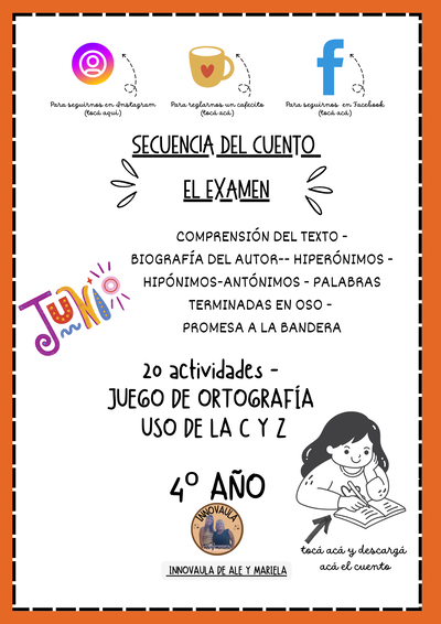 Cuento: El examen de 4º año