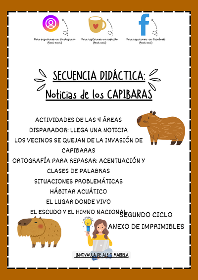 Secuencia CAPIBARA Marzo