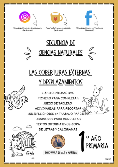 Coberturas y desplazamientos(Sugerida para 1º o 2º año)