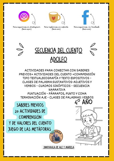 Secuencia de Adolfo de 4º año 