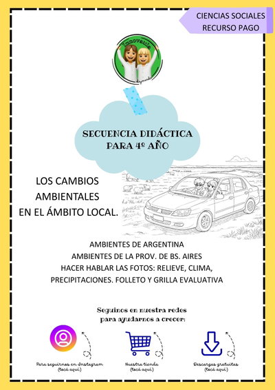 Secuencia Cambios Ambientales en el Ámbito Local  4º año