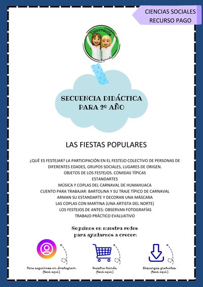 Fiestas Populares para 2º año