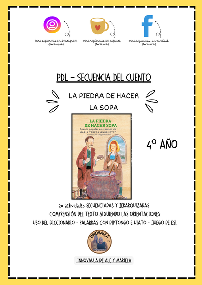 Secuencia "La piedra de hacer la sopa" para 4º año