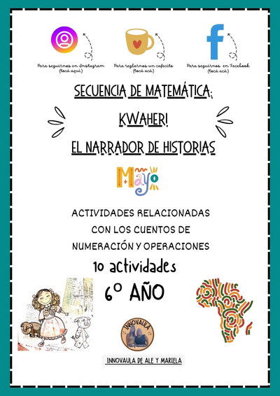 Sec.Matemática del cuento El narrador de historias para 6º año