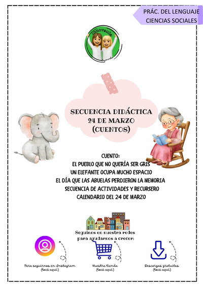 Secuencia del 24 de marzo para Primer ciclo