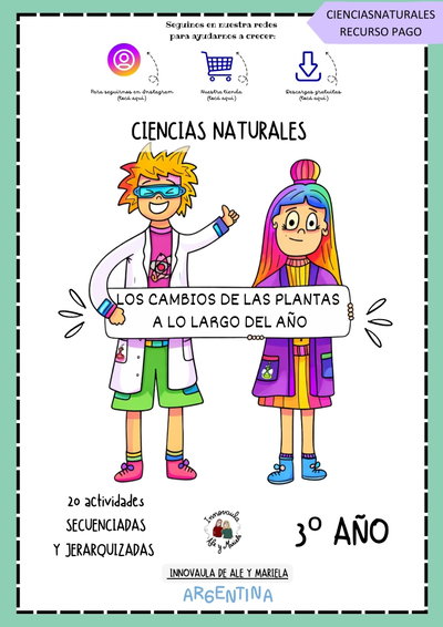 Secuencia "Los cambios en las plantas a lo largo del año" de Cs.Nat. 3º año