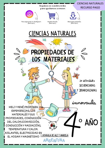 Secuencia Las propiedades de los materiales de 4º año