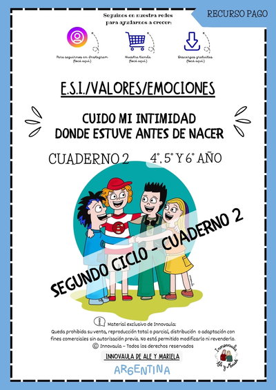 PROYECTO ESI+CUADERNO 2: Mi intimidad (Segundo ciclo)