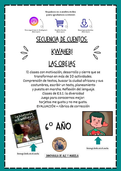 Secuencia 6ºaño: Kwaheri y Las orejas de Ferrari