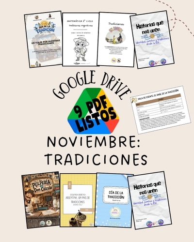 Tradiciones Google drive con 9 PDF de la Red de creadoras