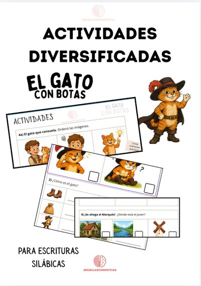Actividades diversificadas  "El gato con botas"