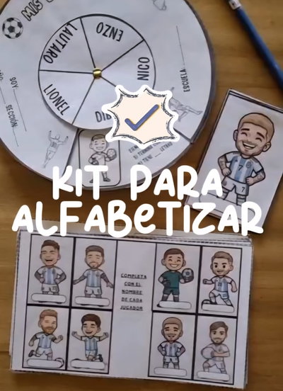 Kit Alfabetizador-con los Nombres de la Scaloneta