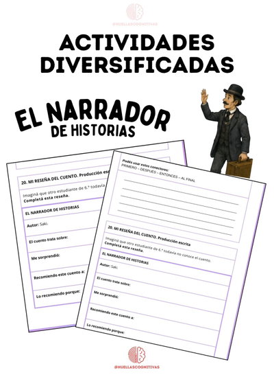 "El narrador de historias"-20 actividades diversificadas
