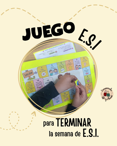 Juego tablero Mi lugar de cuidado - ESI