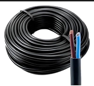 Cable tipo Taller Rollo de 100 m Trefilcon  2x0.75 - 2x1.5 - 2x2.5 - 2x4 - 2x6 Negro