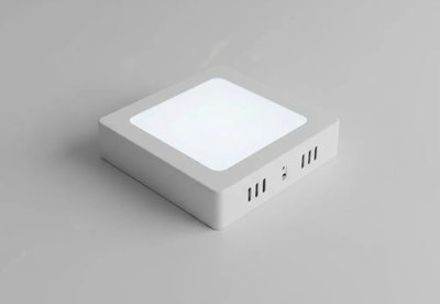 Plafon LEYMAR  cuadrado Exterior/Embutir luz Fria 6w-12w-18w-24w Blanco