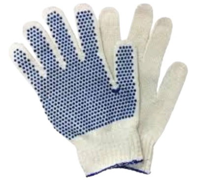 Guantes Moteados de hilo el Par