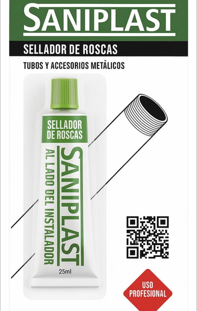 Sellador de Rosca Saniplast – 25 ml y 85 ml