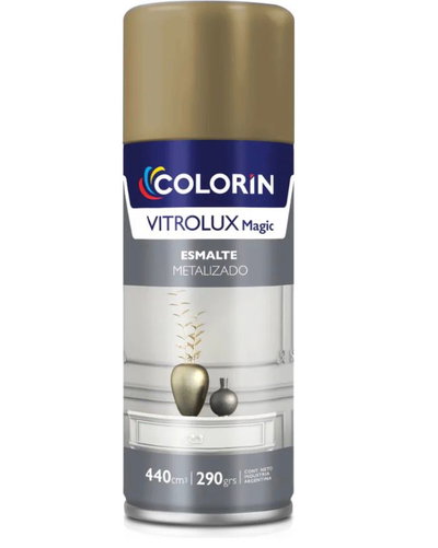 Aerosol Vitrolux Metalizado  Colorín 440 cc