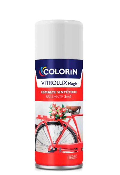 Vitrolux Aerosol Blanco Brillante 250 cc y 440 cc Colorin
