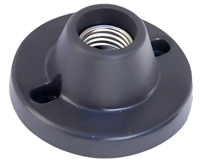 Portalampara RECTO-CURVO - Blanco-Negro